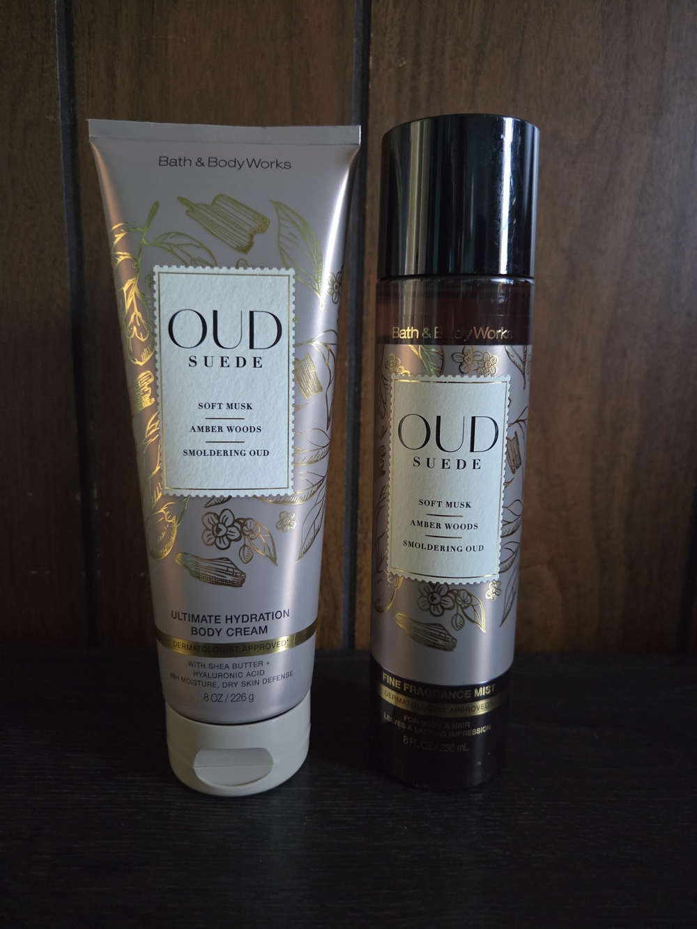 Bath & Body Works Oud Suede Body Cream & Fragrance Mist
